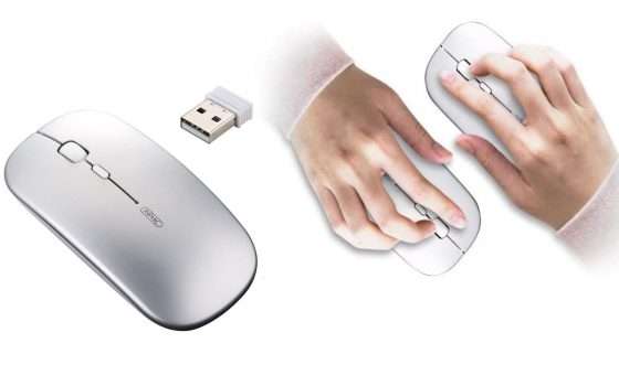 Mouse wireless ricaricabile a meno di 10 euro