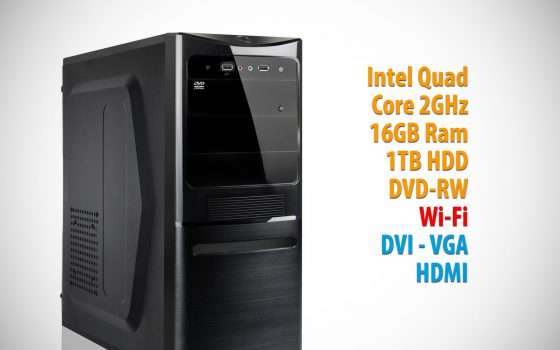 PC con CPU Intel, 16GB RAM e HDD 1TB: ottimo prezzo