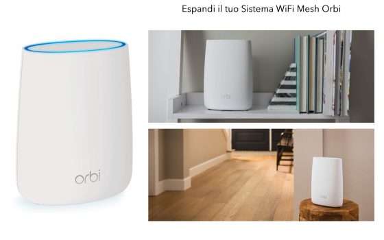 Wi-Fi mesh Netgear Orbi triband scontato di 70 euro