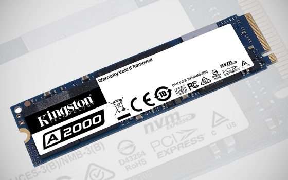 Kingston A2000: SSD da 500 GB e 1 TB in offerta