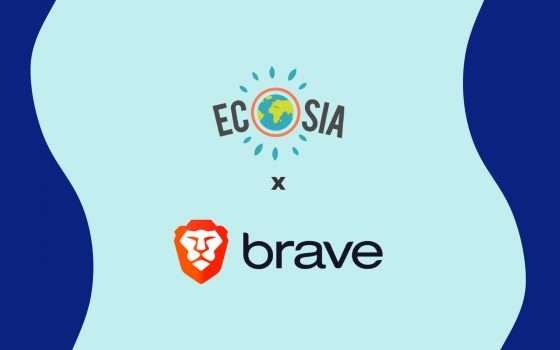 Ecosia, motore di ricerca predefinito di Brave