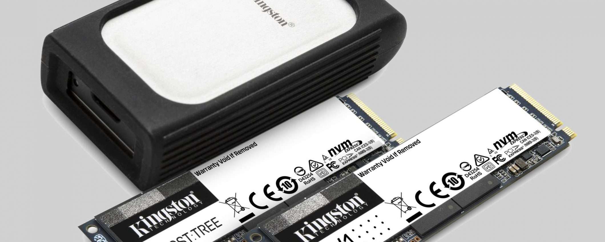 CES 2021: Kingston presenta nuovi SSD fino a 4 TB