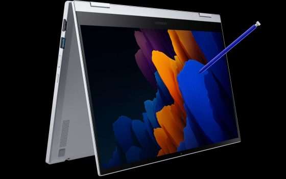 Samsung Galaxy Book Flex2 5G, convertibile con S Pen