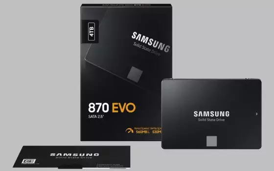 Samsung SSD 870 EVO da 1 TB in grande sconto su Amazon