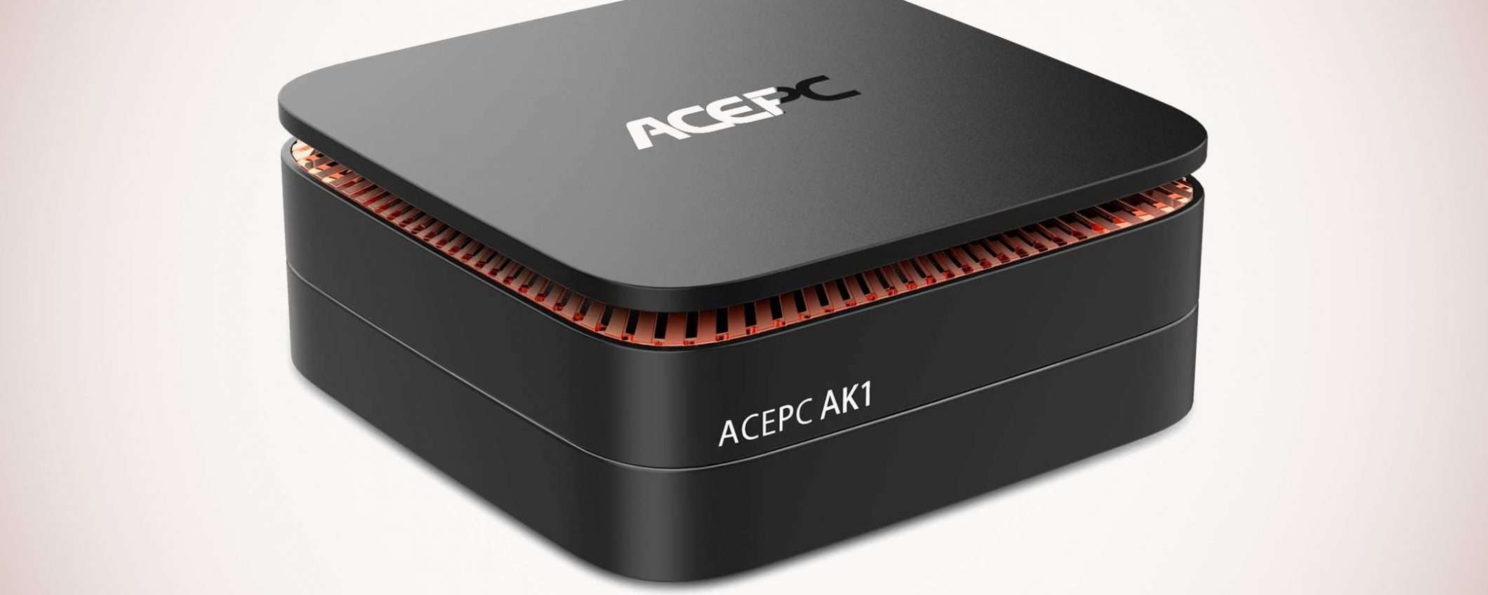 ACEPC AK1: Mini PC con CPU Intel e W10 Pro a -20%