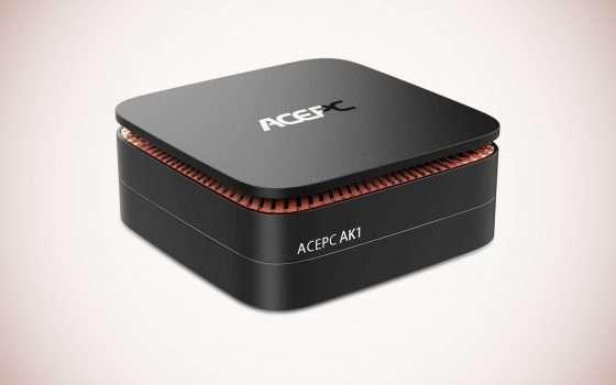 ACEPC AK1: Mini PC con CPU Intel e W10 Pro a -20%