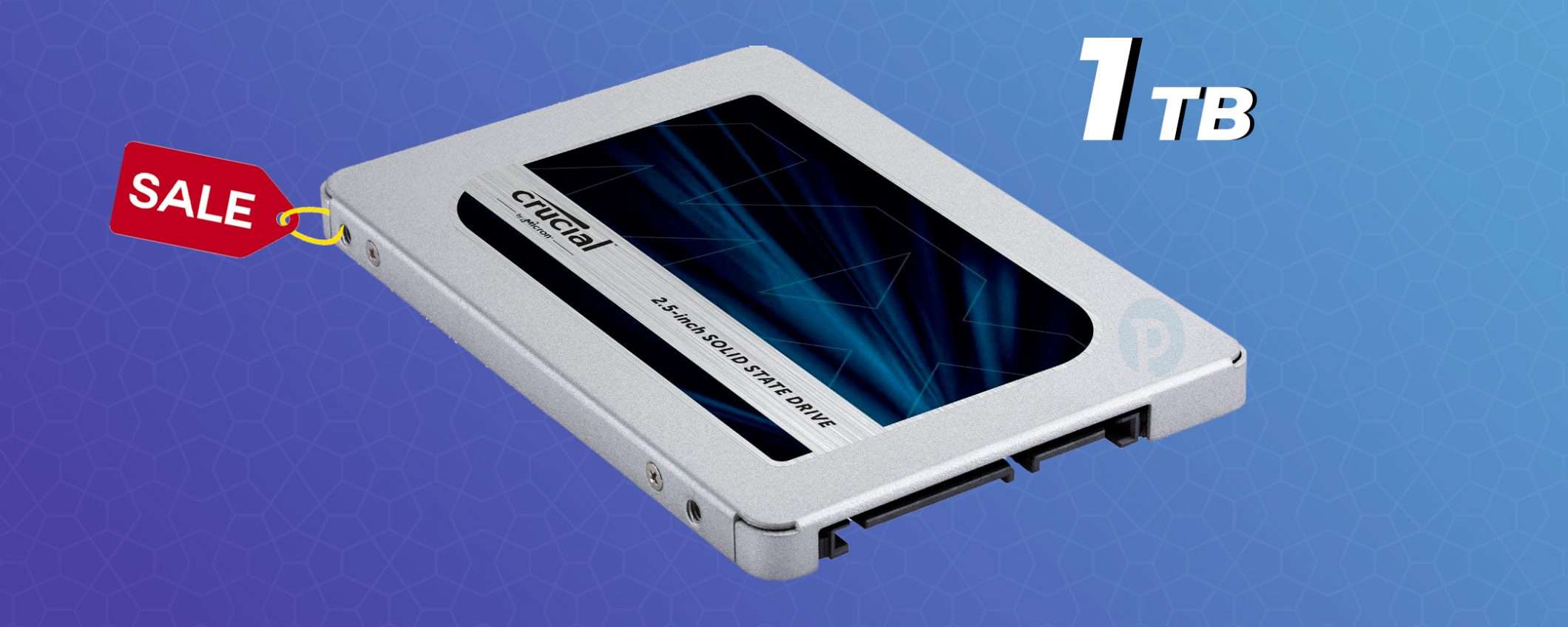 Crucial MX500: SSD da 1TB ad alte prestazioni in offerta oggi