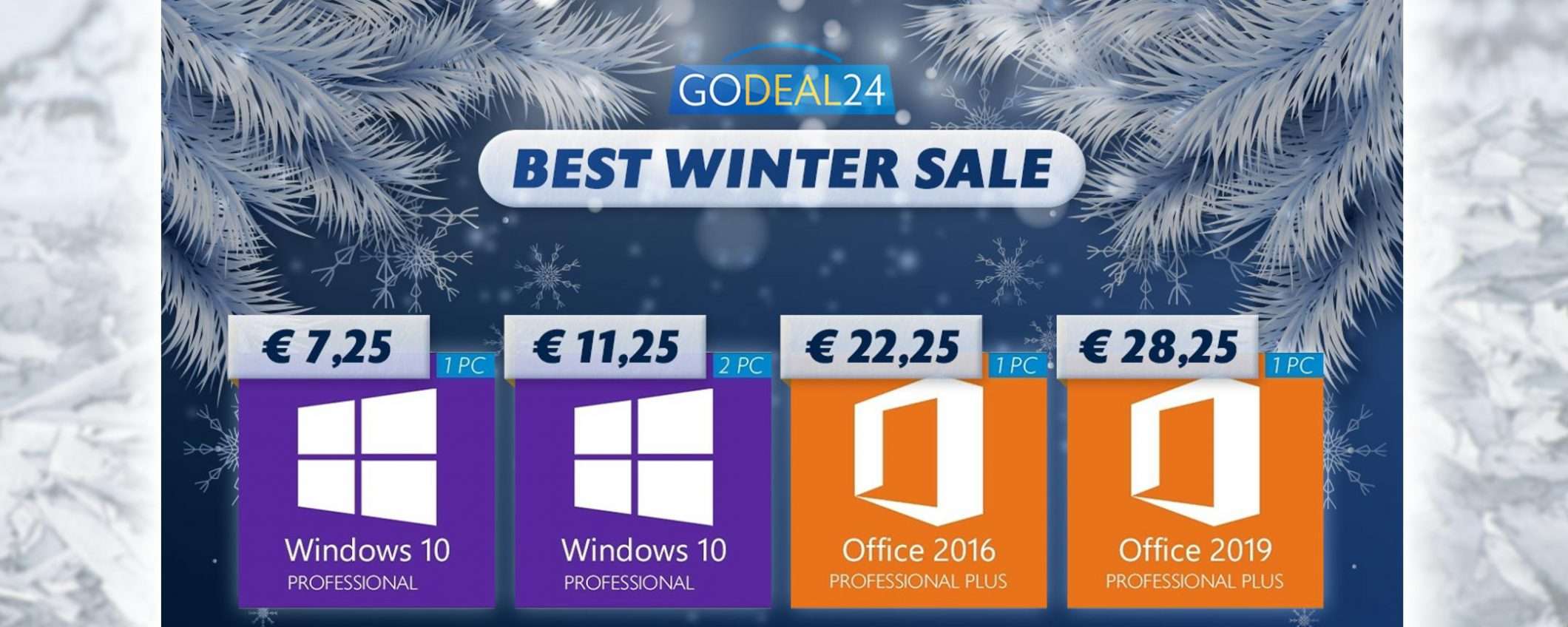 Giorni freddi, cuori caldi: Windows 10 Pro a soli 7€