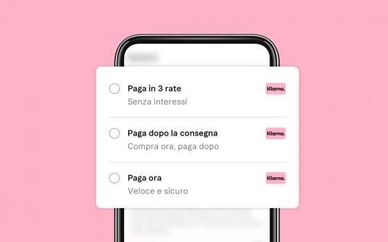 Klarna sui nuovi Samsung: tre rate, interessi zero