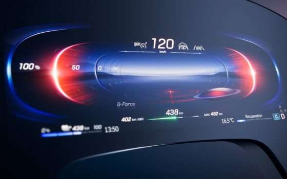 MBUX Hyperscreen per l'infotainment di Mercedes