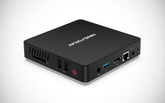 Mini PC Intel 4 core 4/64GB fanless in offerta