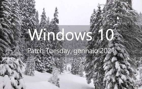 Windows 10, il primo Patch Tuesday del 2021