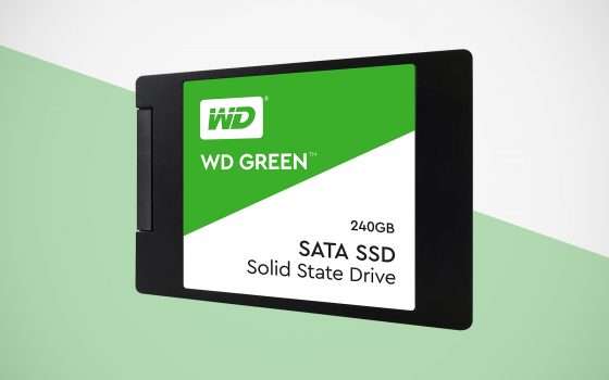 La SSD 240 GB della linea WD Green oggi in sconto