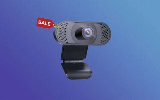 Webcam 1080p per PC in offerta su Amazon a soli 16€