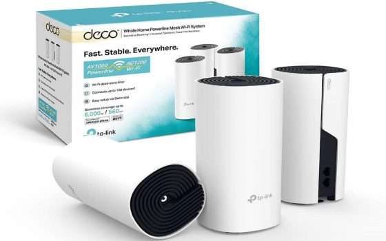 Kit Wi-Fi mesh/powerline Tp-Link al minimo storico