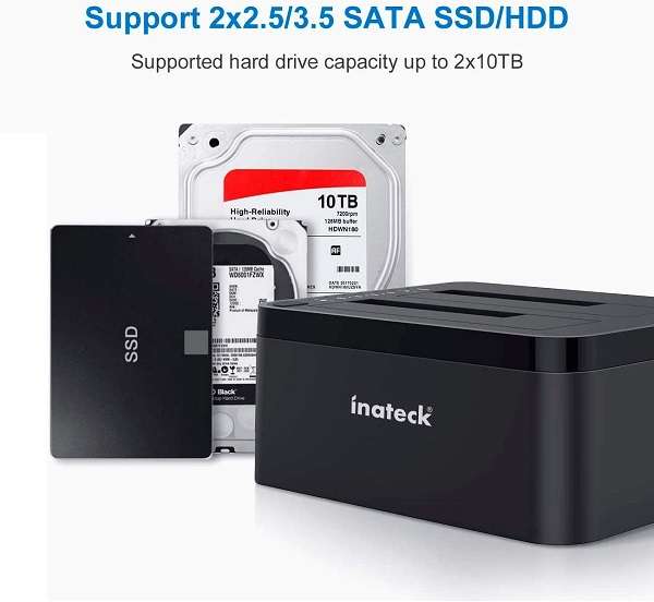 Docking Station HDD/SSD 3,5/2,5 pollici Inateck - 1