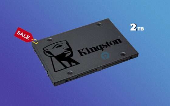 Kingston SSD da 2TB in offerta su Amazon a metà prezzo