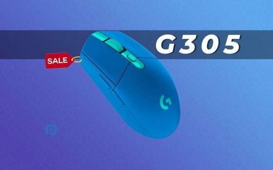 Logitech G305: Mouse da Gaming Wireless in super offerta (-22%)