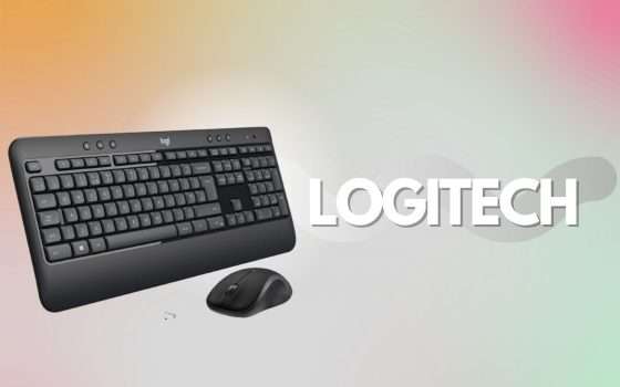 Logitech: kit mouse e tastiera wireless in super offerta (-39%)