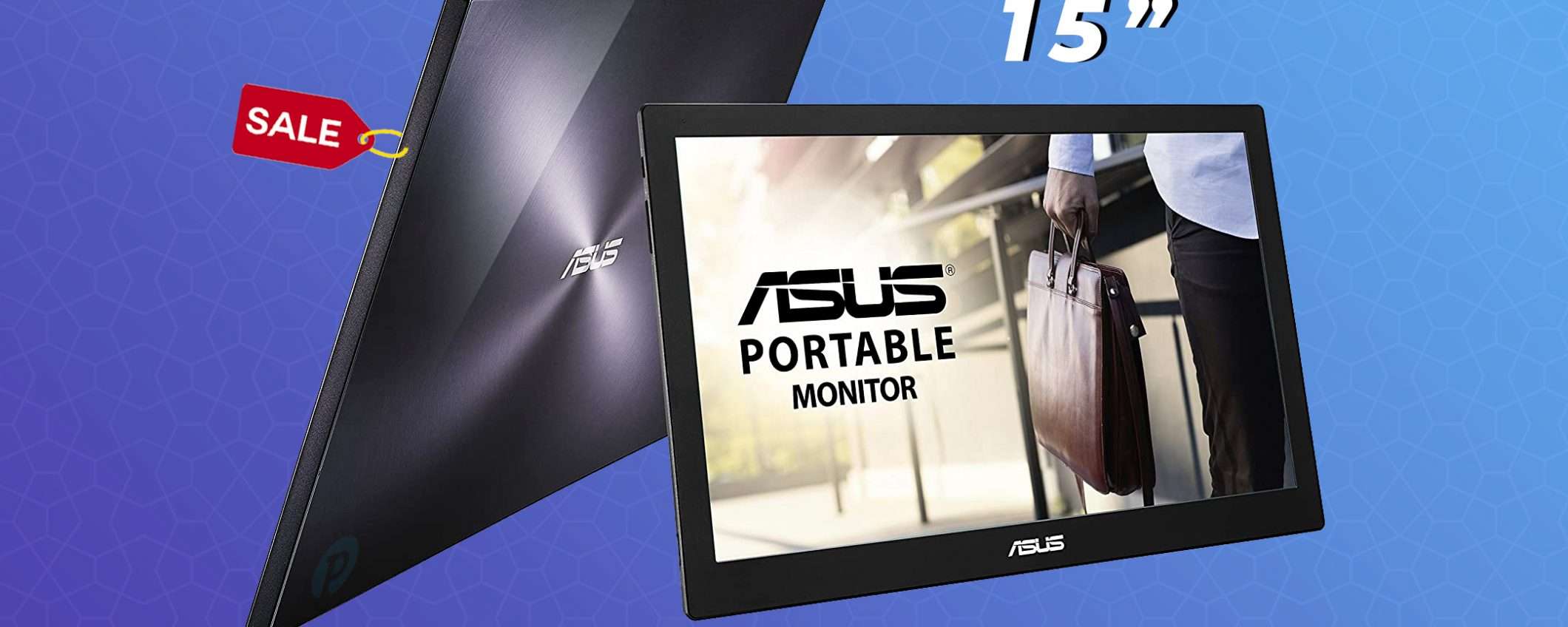 Monitor portatile ASUS oggi su Amazon al 21% di sconto