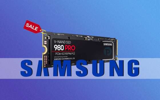 Samsung 980 Pro: SSD NVMe da 500GB al 12% di sconto