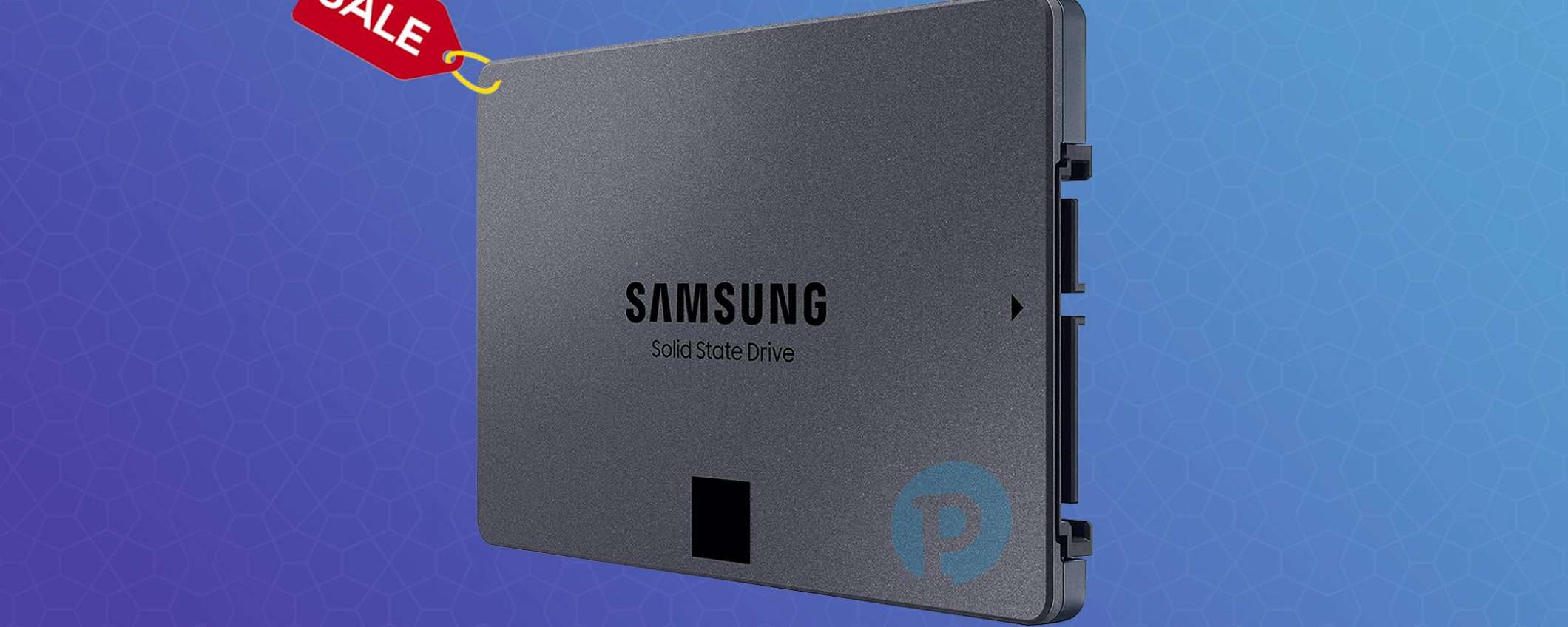 SSD Samsung 870 QVO da 1TB in offerta su Amazon