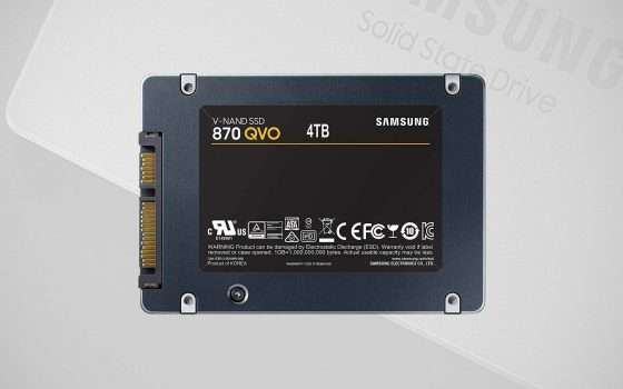 SSD in offerta: Samsung 870 QVO 4 TB in sconto