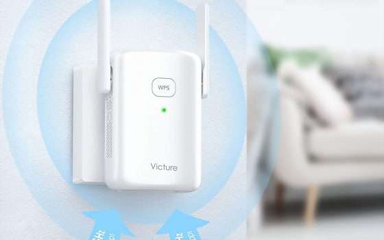 Victure ripetitore WiFi, offerta lampo: sconto 28%