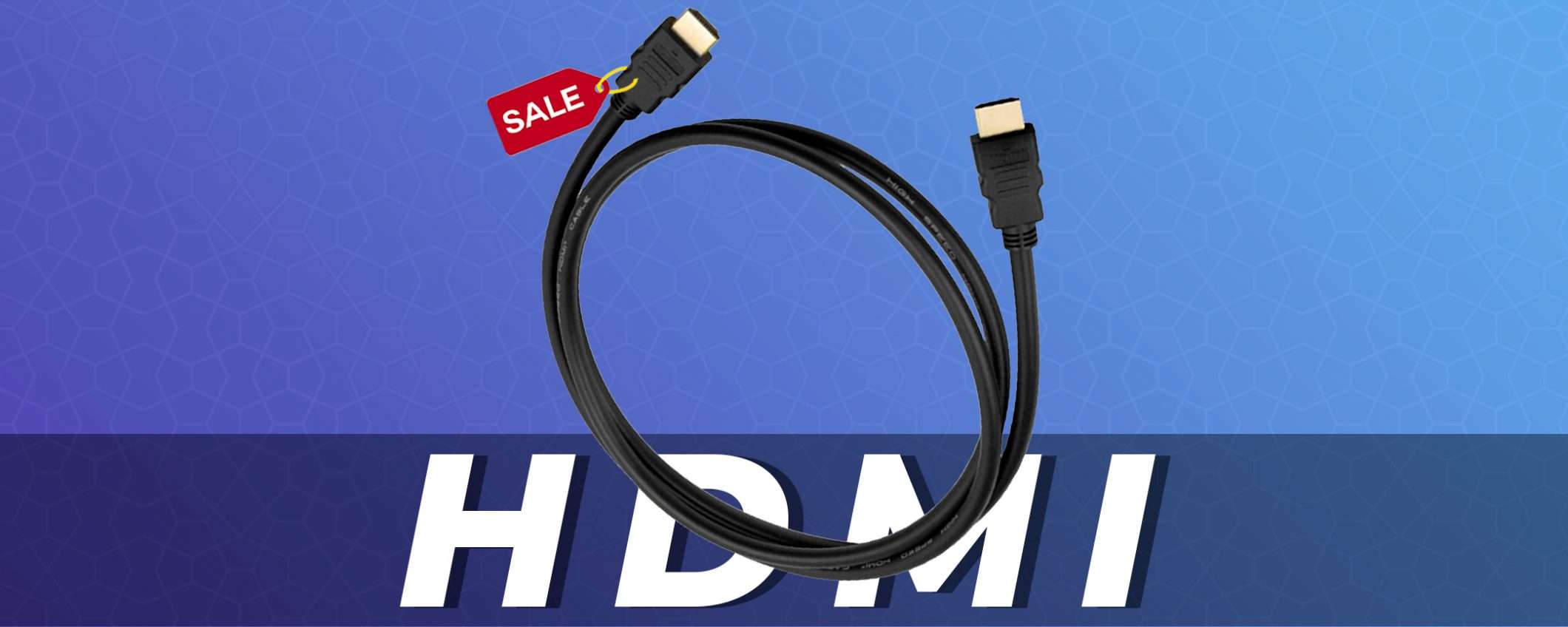 3 cavi HDMI in offerta su Amazon a soli 4€ con questo coupon