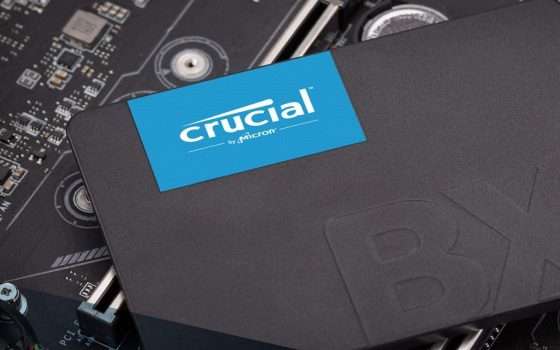 SSD Crucial BX500 da 2TB a un prezzo eccezionale!