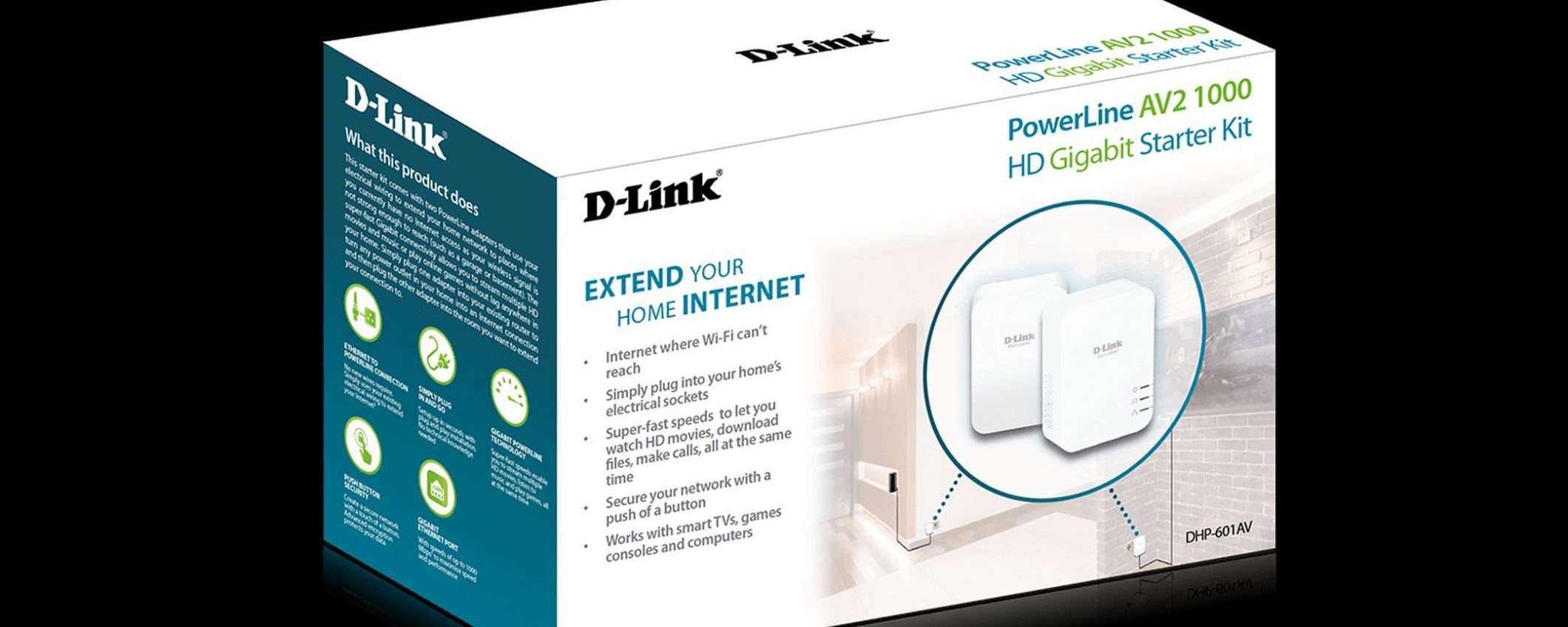 D-Link DHP-601AV: kit Powerline in offerta su Amazon