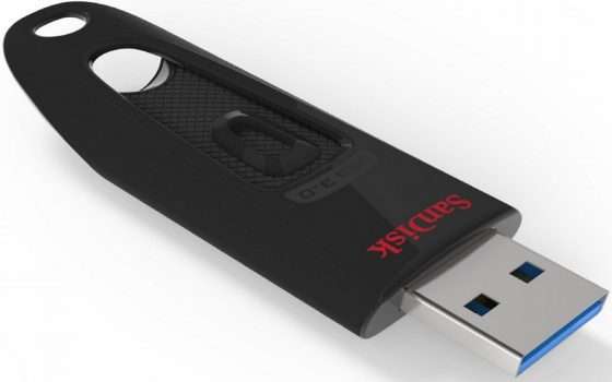 Sandisk Ultra USB 3.0 da 64GB scontata del 59%!