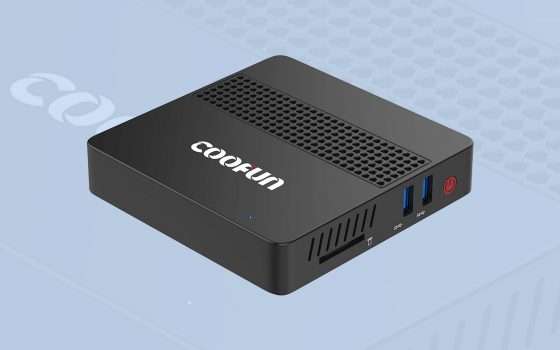 Mini PC con CPU Intel, 8/128 GB e W10 in offerta