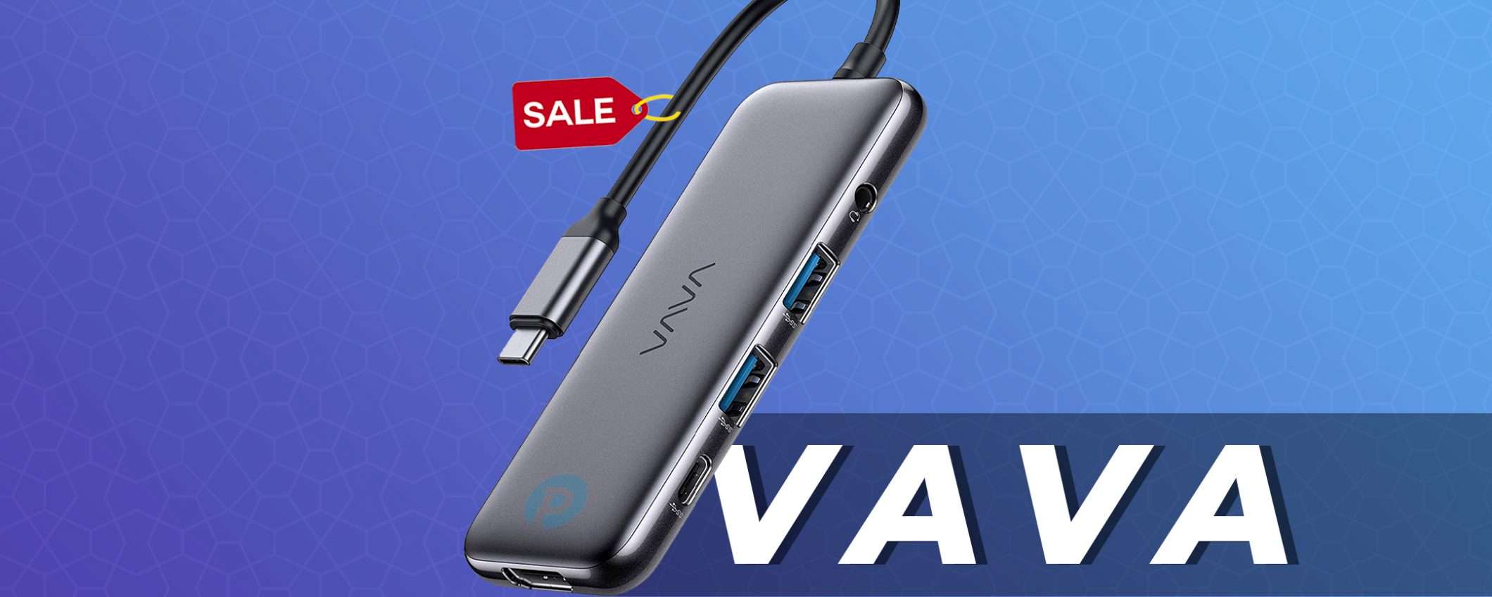 Hub USB-C in offerta su Amazon con questo coupon (-30%)