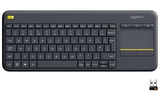 Logitech K400 Plus: la tastiera wireless all-in-one scontata del 50%