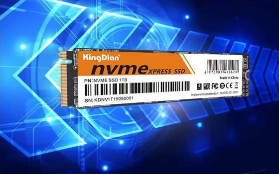 SSD KingDian fino a 1 TB oggi in sconto su Amazon