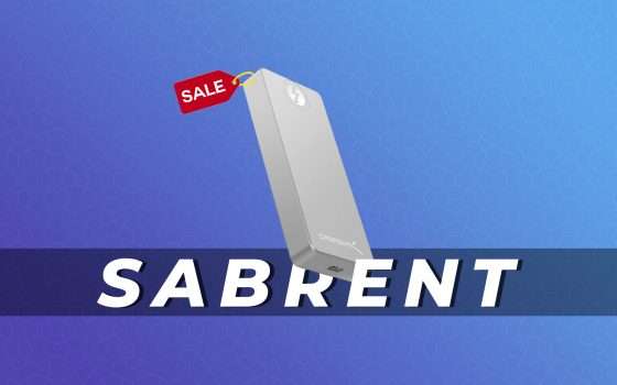 SSD portatile Sabrent super veloce da 1TB in offerta su Amazon