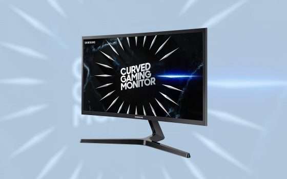 Monitor curvo Samsung da 24'' in sconto su Amazon