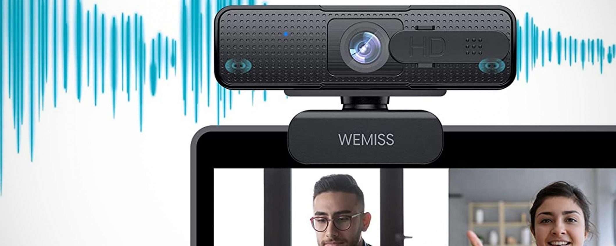 Webcam 1080p per smart working e DaD in offerta