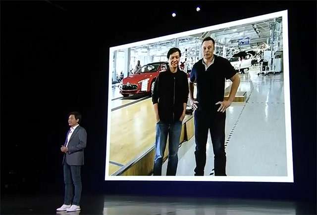 Anche Elon Musk sul palco dell'evento Xiaomi