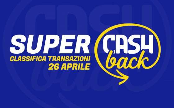 Super Cashback: servono 2,5 transazioni al giorno