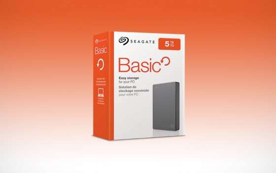 HDD esterno Seagate da 5 TB: solo € 89,90