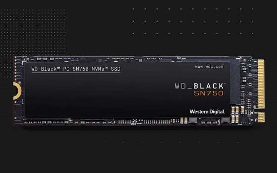 SSD NVMe da gaming WD Black 3470MB/s in offerta