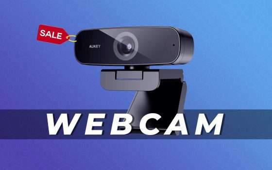 Webcam 1080P AUKEY in offerta su Amazon con questo coupon