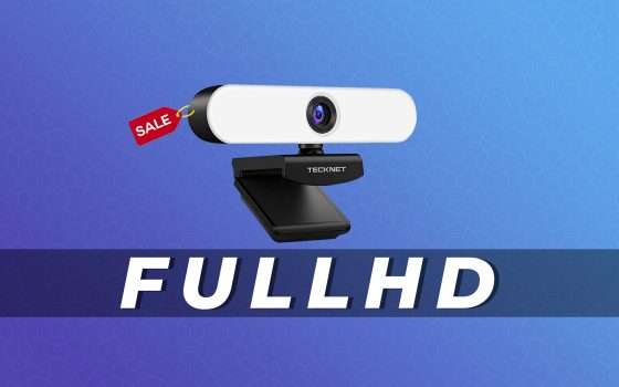 Webcam FullHD 1080p in offerta con questo codice sconto (-50%)