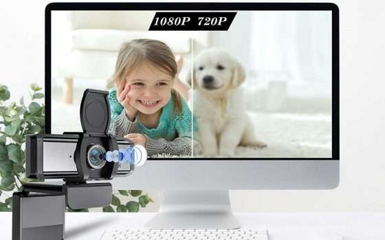 Webcam FHD per DAD e streaming a metà prezzo