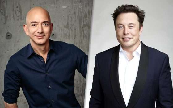 Elon Musk vs Jeff Bezos: scontro spaziale