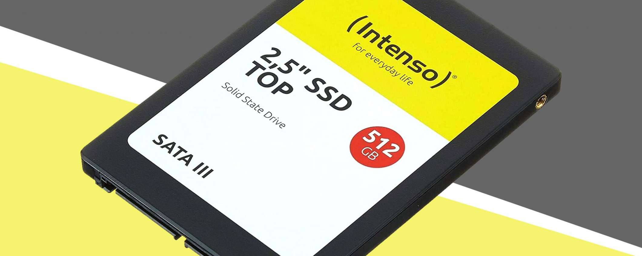 La SSD 512 GB di Intenso a soli 49,90 euro su eBay