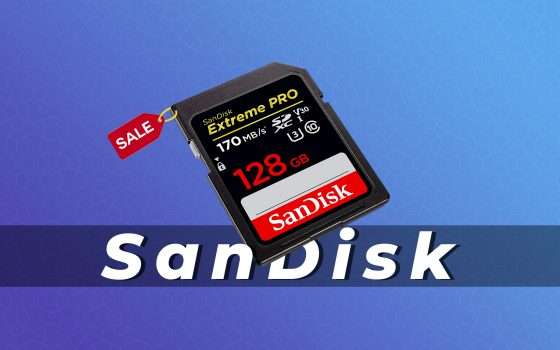 SD SanDisk Extreme Pro da 128GB in offerta su Amazon