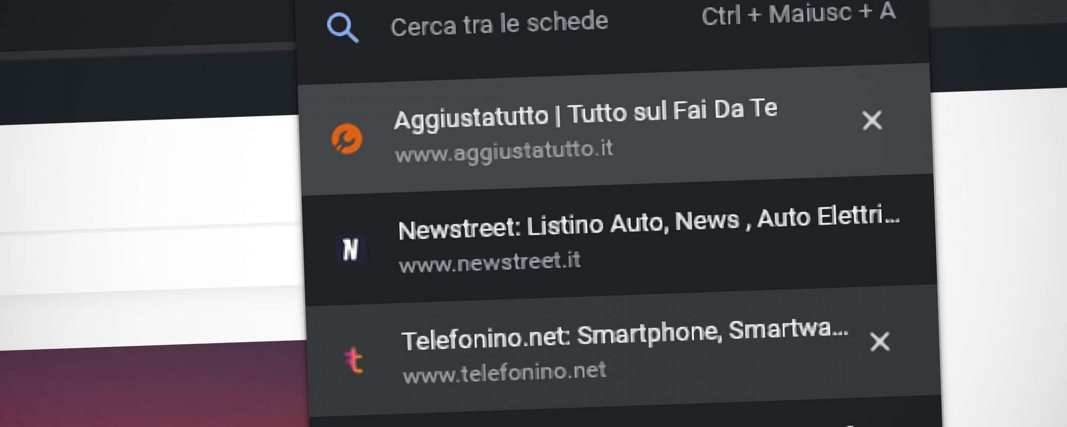 Chrome: come attivare la novità Tab Search